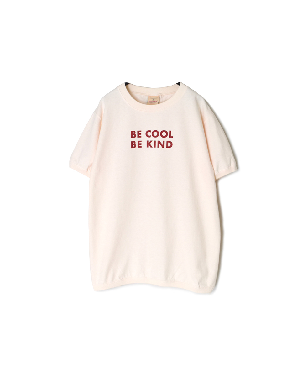 NGT9801 2861(Tシャツ) "BE COOL" CREW-NECK S/SL TEE CUFF&HEM RIB