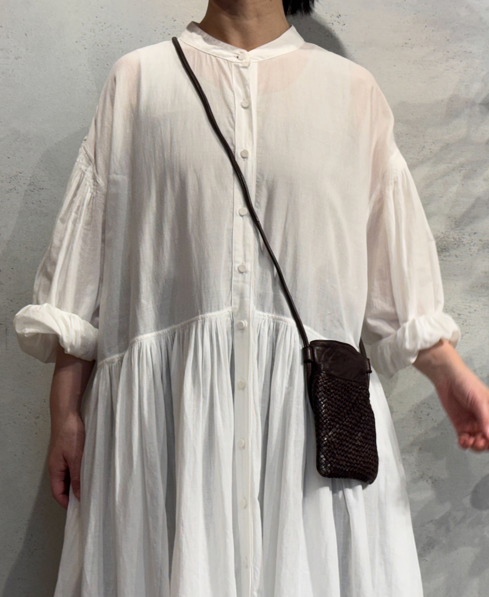 SVMDS2502C(バッグ) SMALL MESH&PLAIN COMBI SHOULDER PHONE CASE