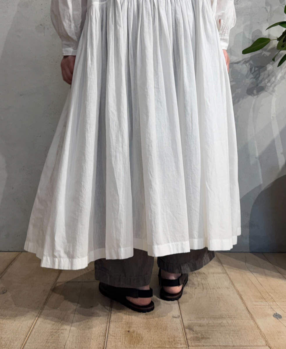 IMDSH2101LPD (パンツ) 60s LINEN PLAIN (OVERDYE) EASY CROPPED PANTS
