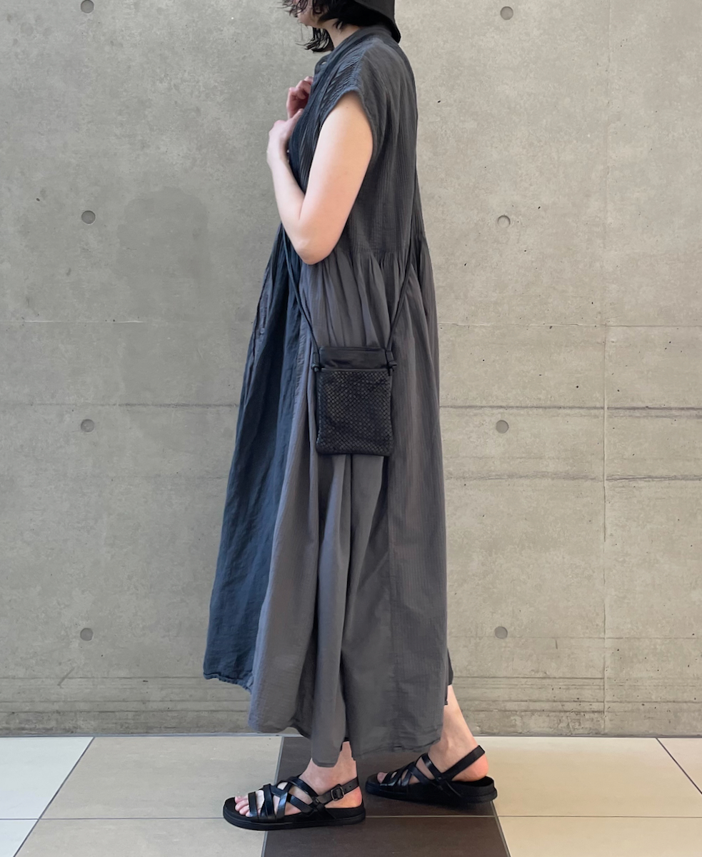 SVMDS2502C(バッグ) SMALL MESH&PLAIN COMBI SHOULDER PHONE CASE