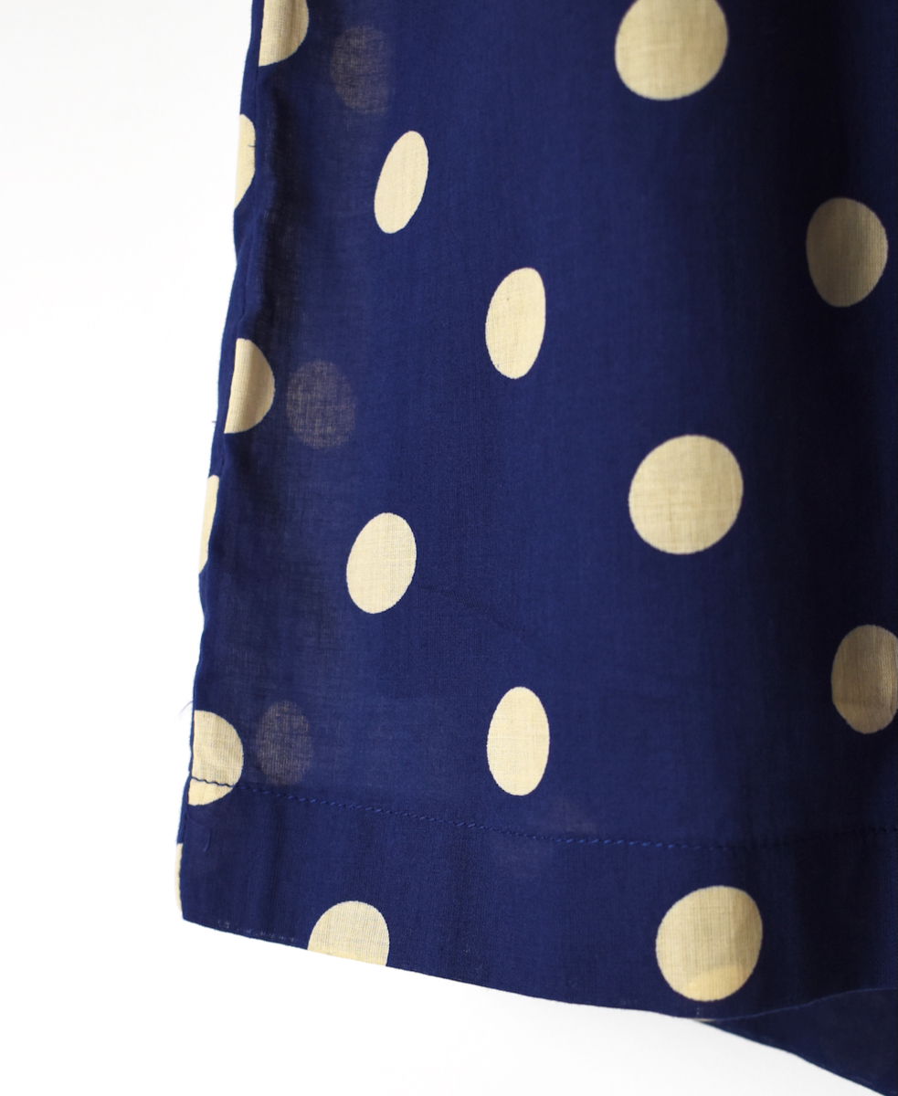 NSL22016 (パンツ) COTTON VOILE DOT PRINT WIDE EASY PANTS