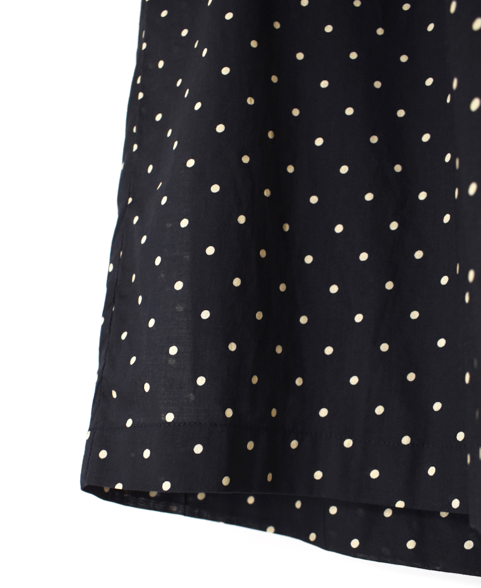 NSL22016 (パンツ) COTTON VOILE DOT PRINT WIDE EASY PANTS