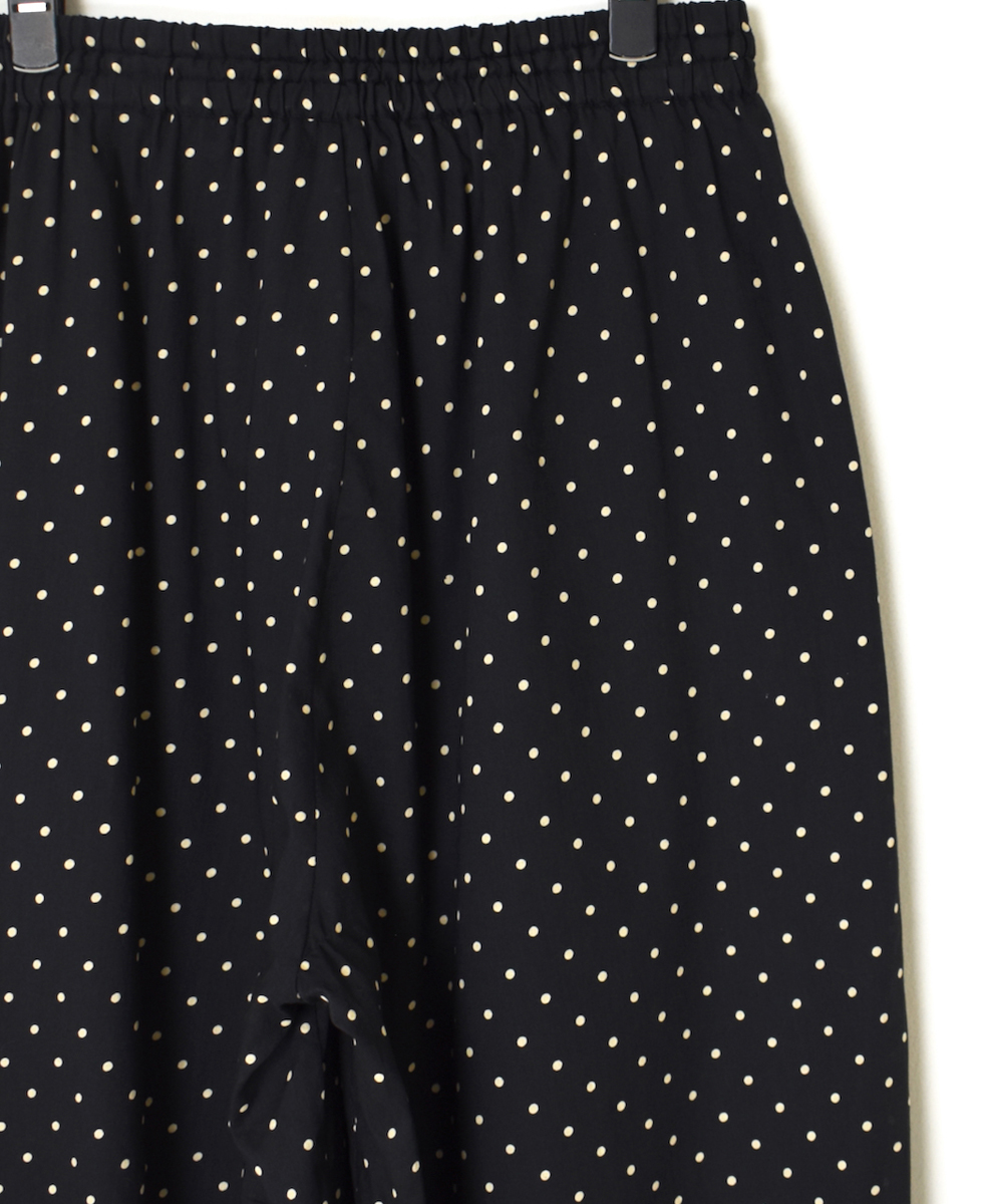 NSL22016 (パンツ) COTTON VOILE DOT PRINT WIDE EASY PANTS
