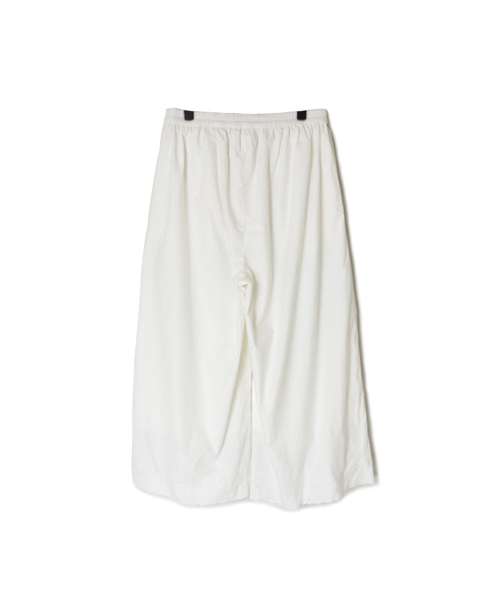INSL25233(パンツ) 60s POPLIN PLAIN WITH CUT WORK EMBROIDERY EASY PANTS
