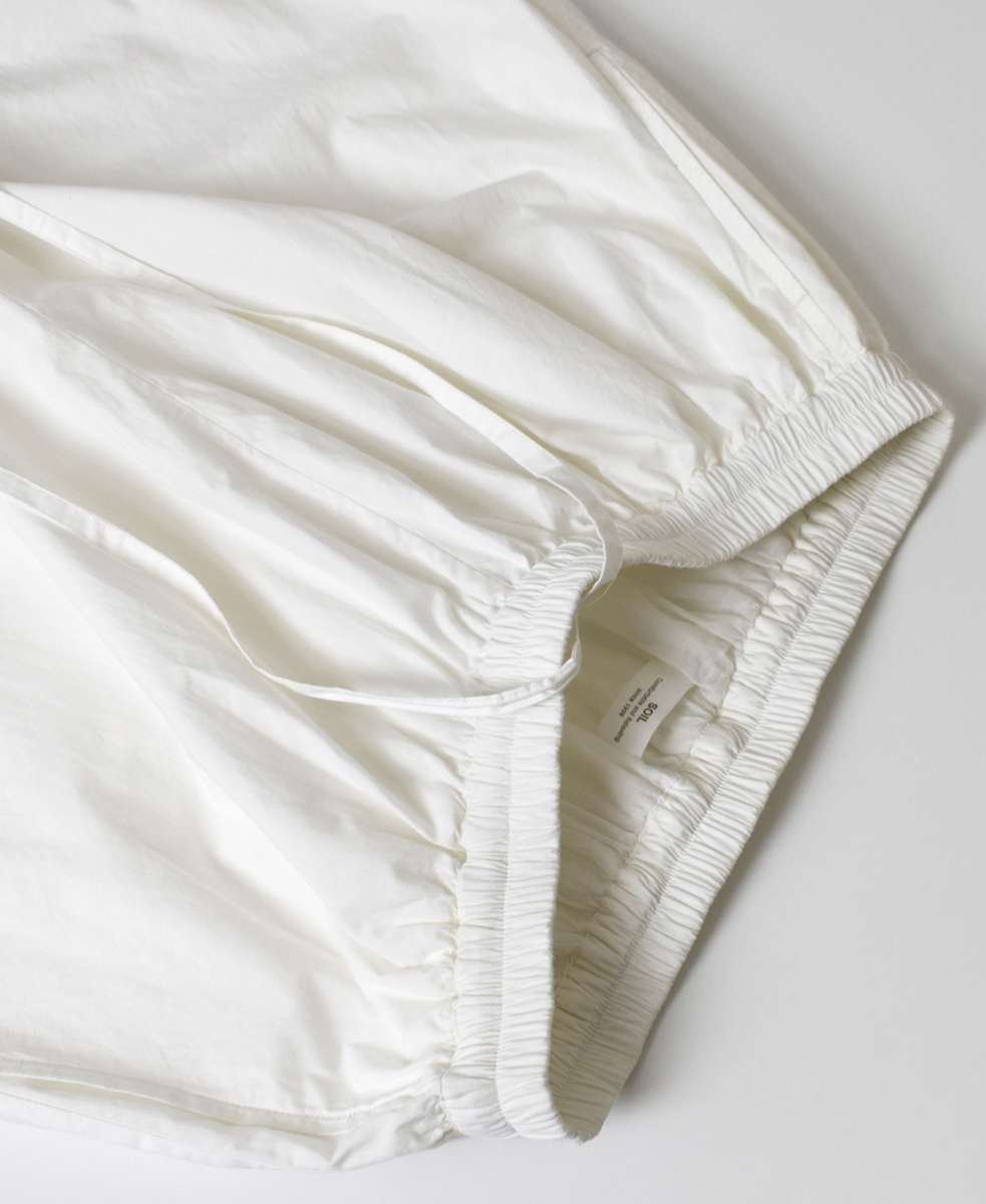 INSL25233(パンツ) 60s POPLIN PLAIN WITH CUT WORK EMBROIDERY EASY PANTS