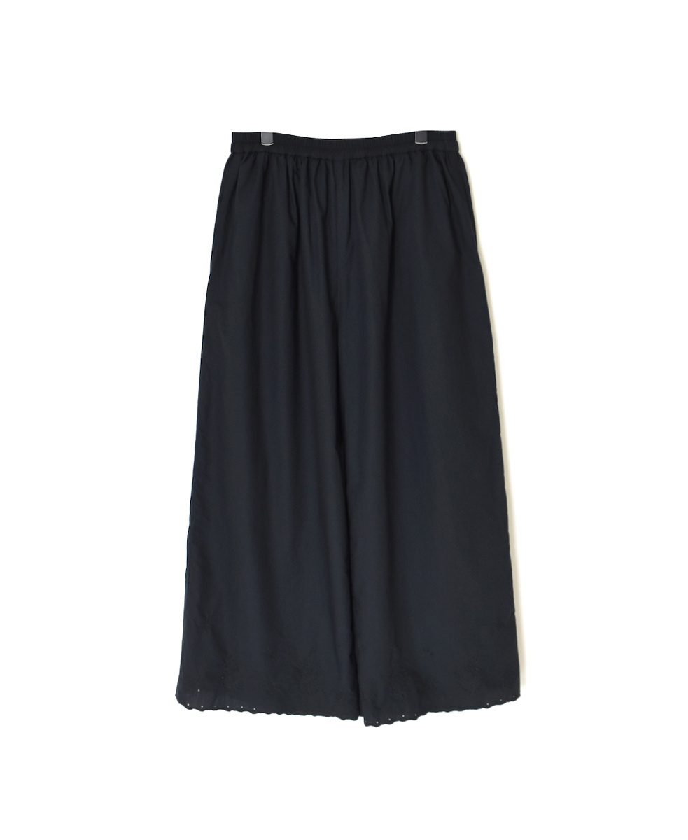 INSL25233(パンツ) 60s POPLIN PLAIN WITH CUT WORK EMBROIDERY EASY PANTS