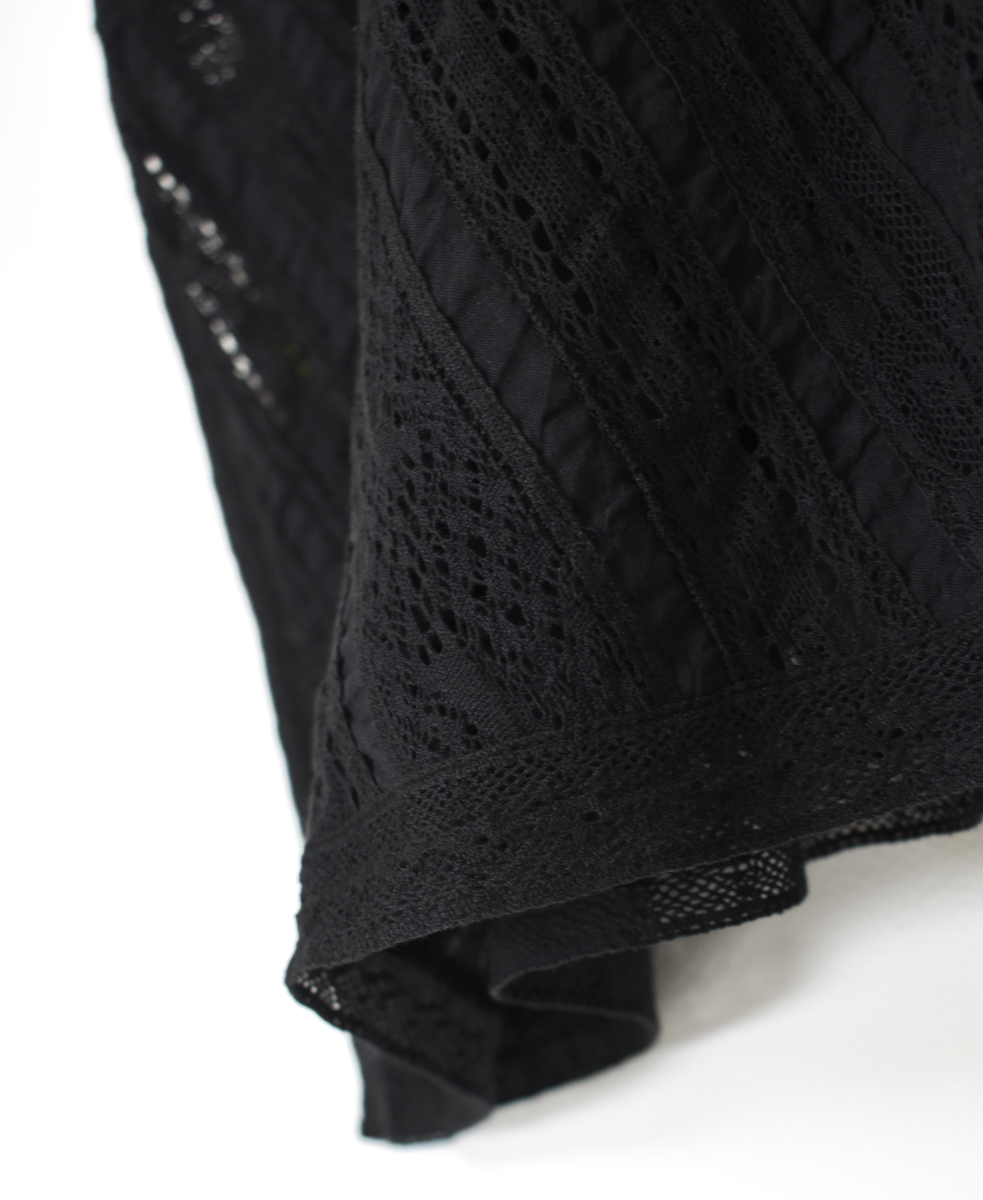 NSL25063(ブラウス) VOILE LACE ALL LACE FRENCH/SL PONCHO
