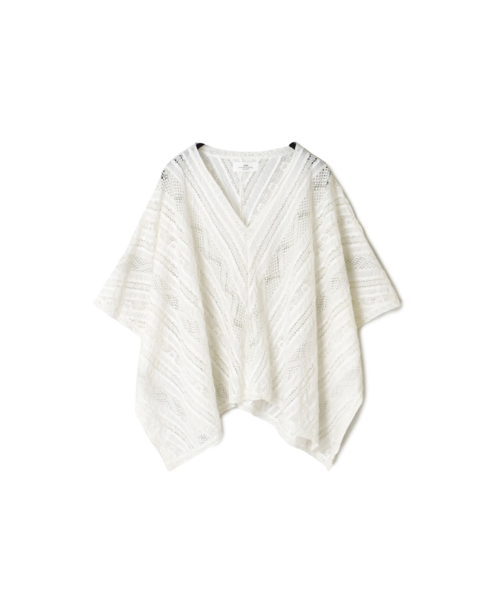 NSL23052 (ポンチョ) VOILE LACE ALL LACE PONCHO