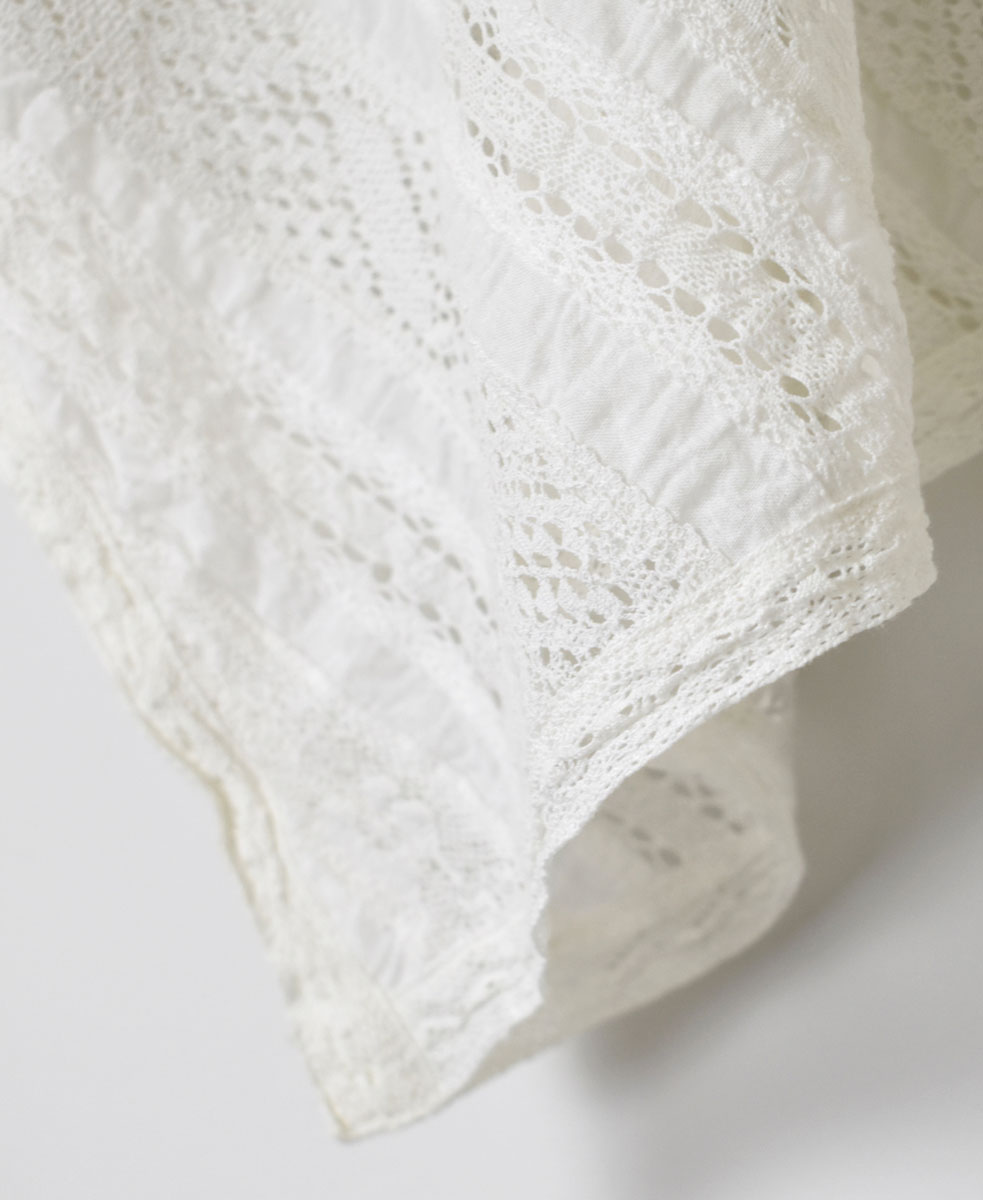 NSL23052 (ポンチョ) VOILE LACE ALL LACE PONCHO