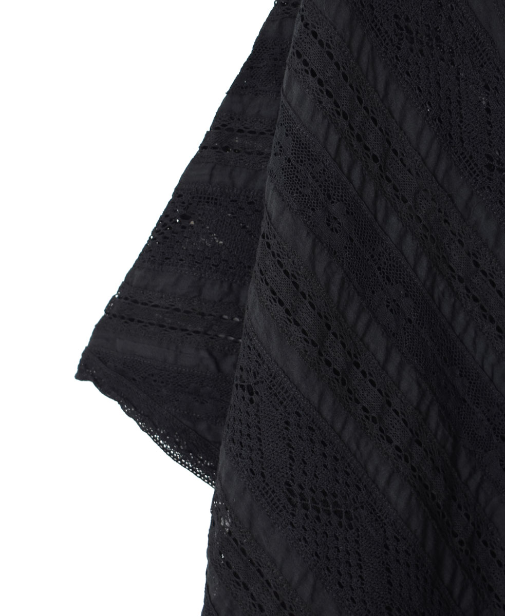 NSL23052 (ポンチョ) VOILE LACE ALL LACE PONCHO