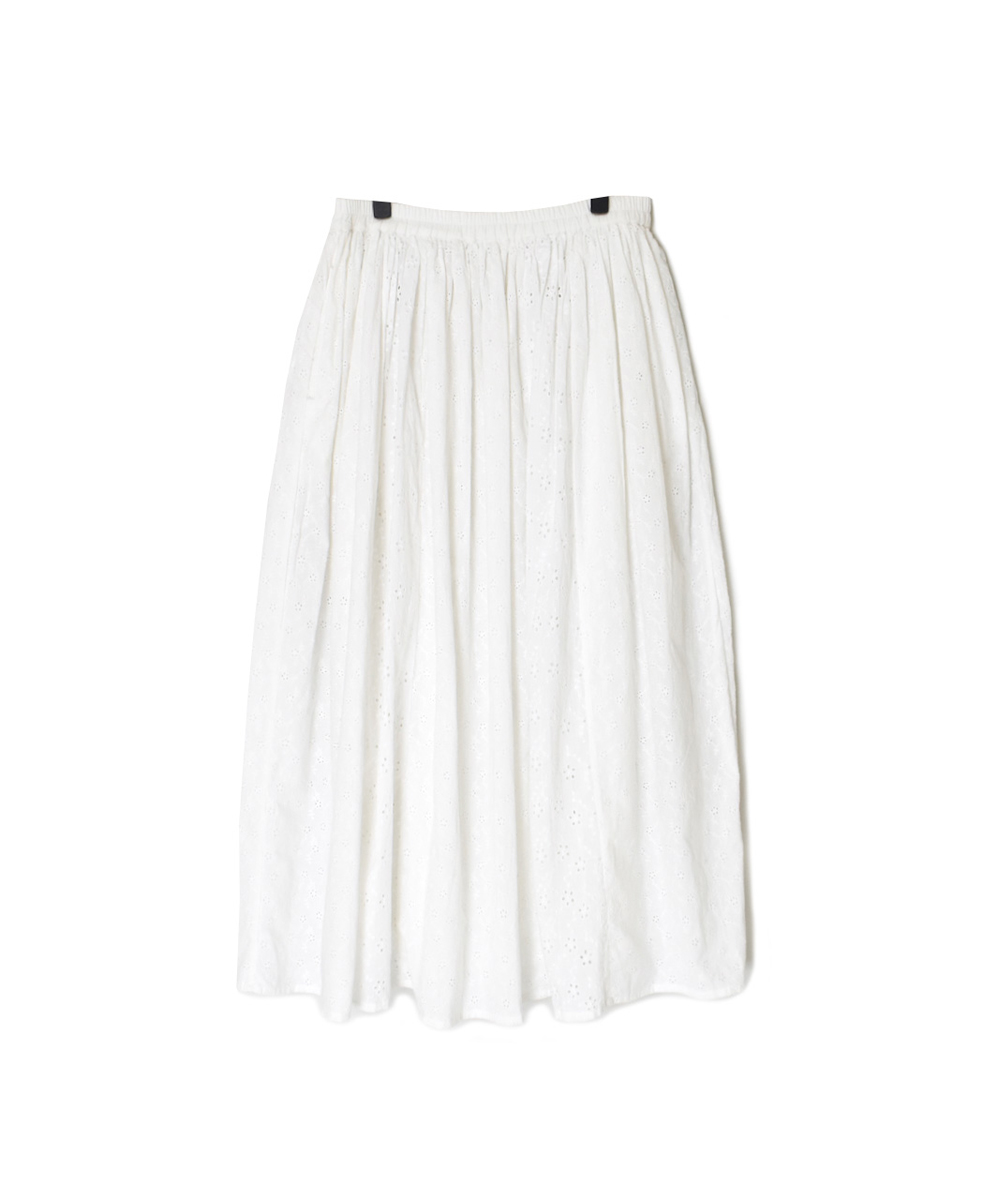 NSL25073(スカート) ALL HEMLA PATCH WORK GATHERED SKIRT