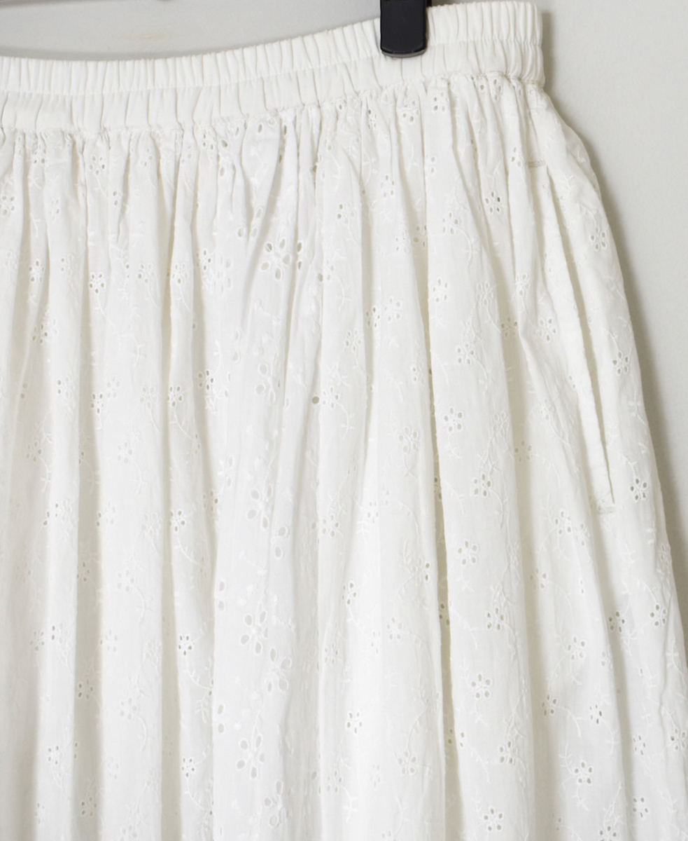 NSL25073(スカート) ALL HEMLA PATCH WORK GATHERED SKIRT