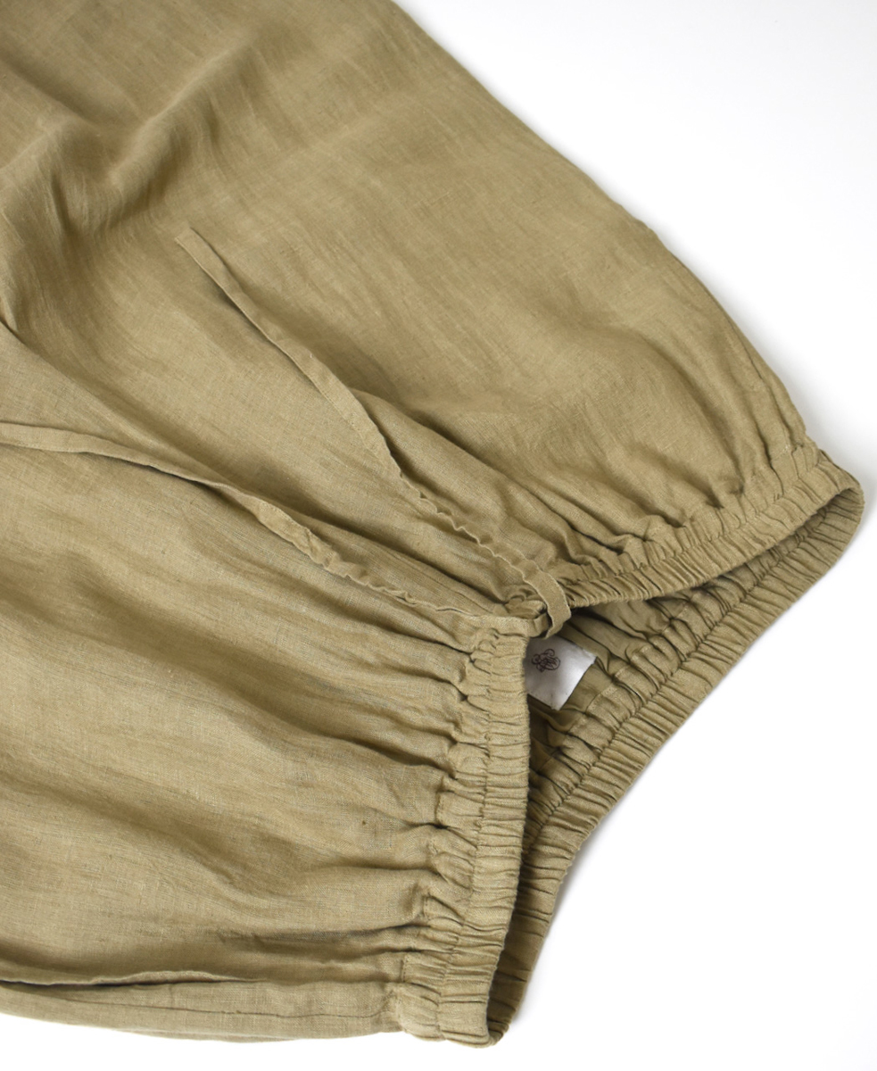INMDS25004(パンツ)YARN DYE AUTO LOOM 60s LINEN PLAIN EASY PANTS