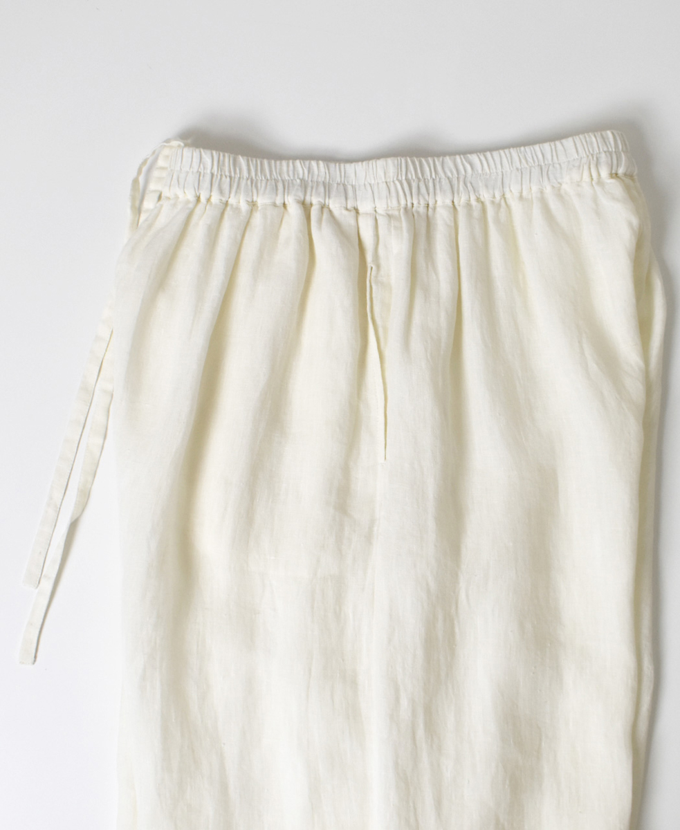 INMDS25004(パンツ)YARN DYE AUTO LOOM 60s LINEN PLAIN EASY PANTS