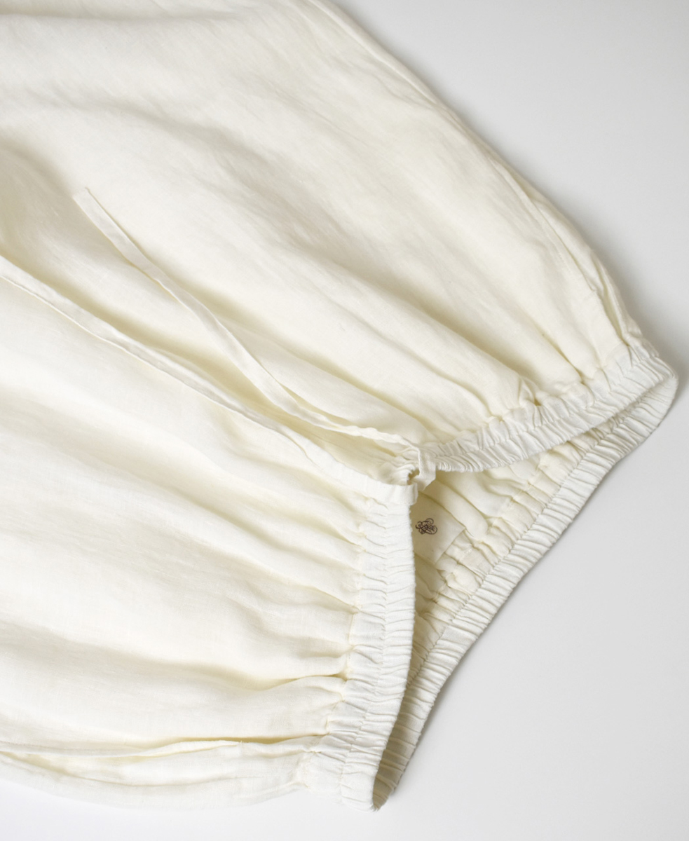 INMDS25004(パンツ)YARN DYE AUTO LOOM 60s LINEN PLAIN EASY PANTS