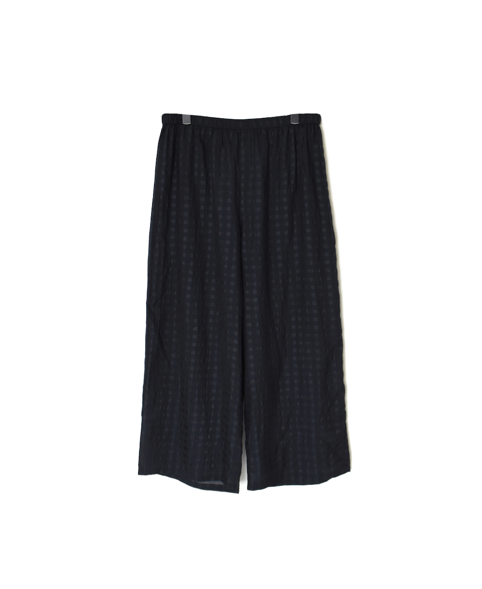 INMDS25084(パンツ) HANDWOVEN COTTON SILK CHECK EASY PANTS