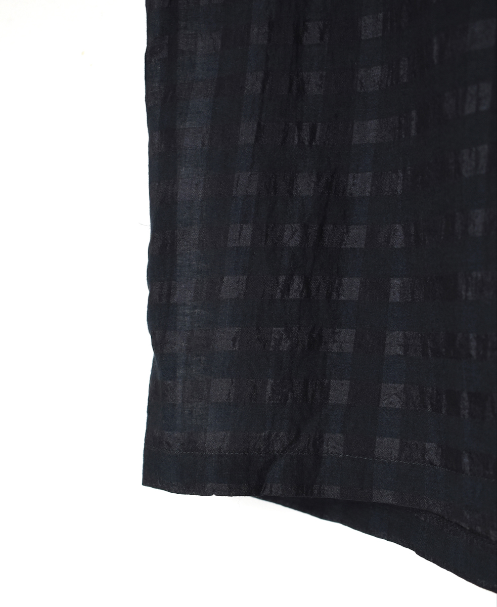 INMDS25084(パンツ) HANDWOVEN COTTON SILK CHECK EASY PANTS