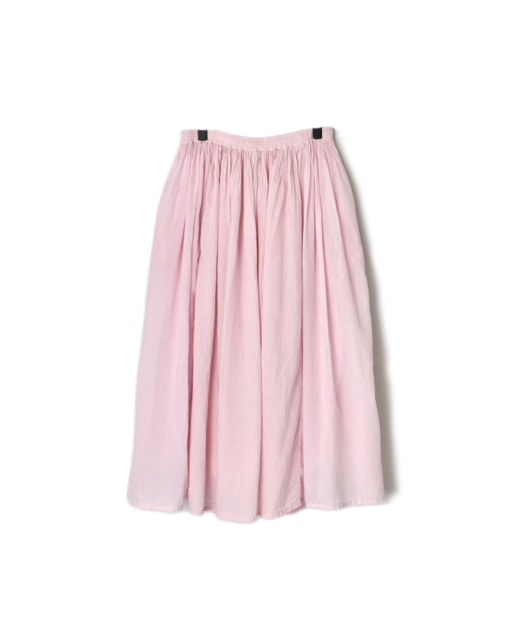 NMDS25236D(スカート) COTTON&LINEN PATCHWORK(OVERDYE) RAJASTHAN TUCK GATHERED SKIRT