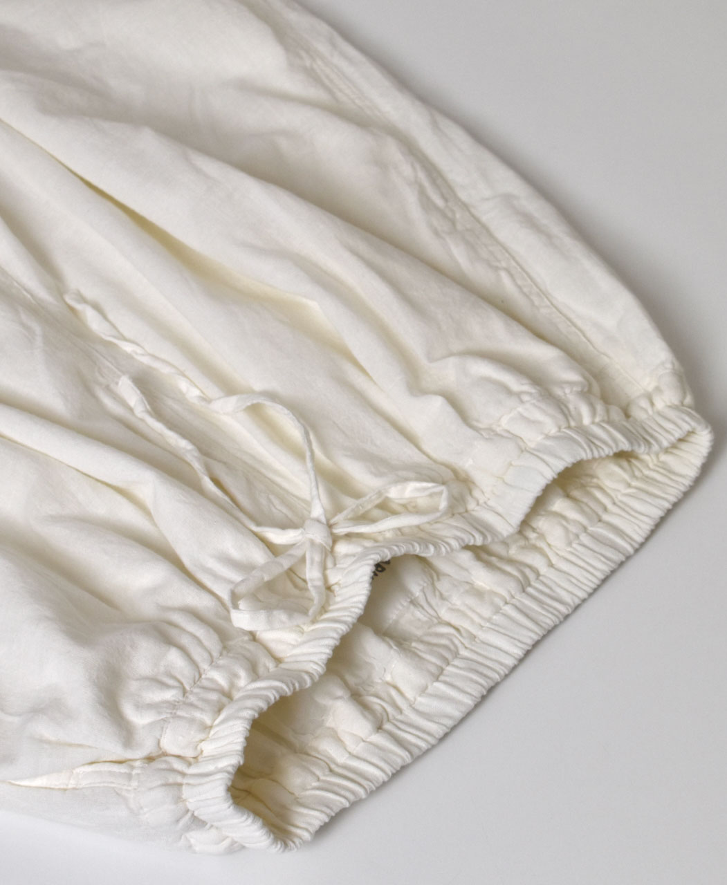 INAM2505G3D(パンツ) 30s GAUZE OVERDYE UTILITY GATHERED EASY PANTS WITH LINING