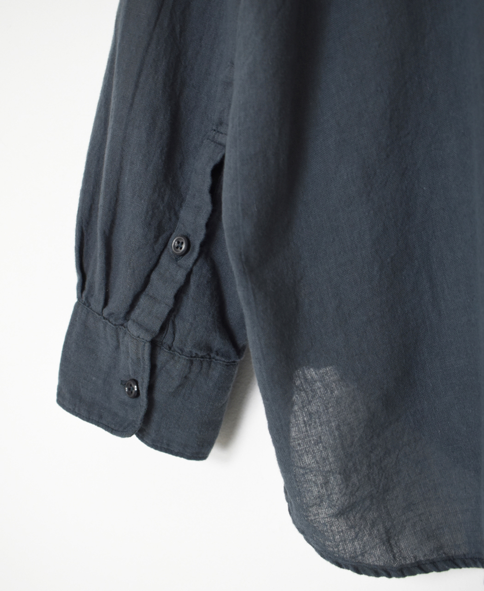 INAM2502G3D(シャツ) 30s GAUZE OVERDYE UTILITY REGULAR COLLAR SHIRT