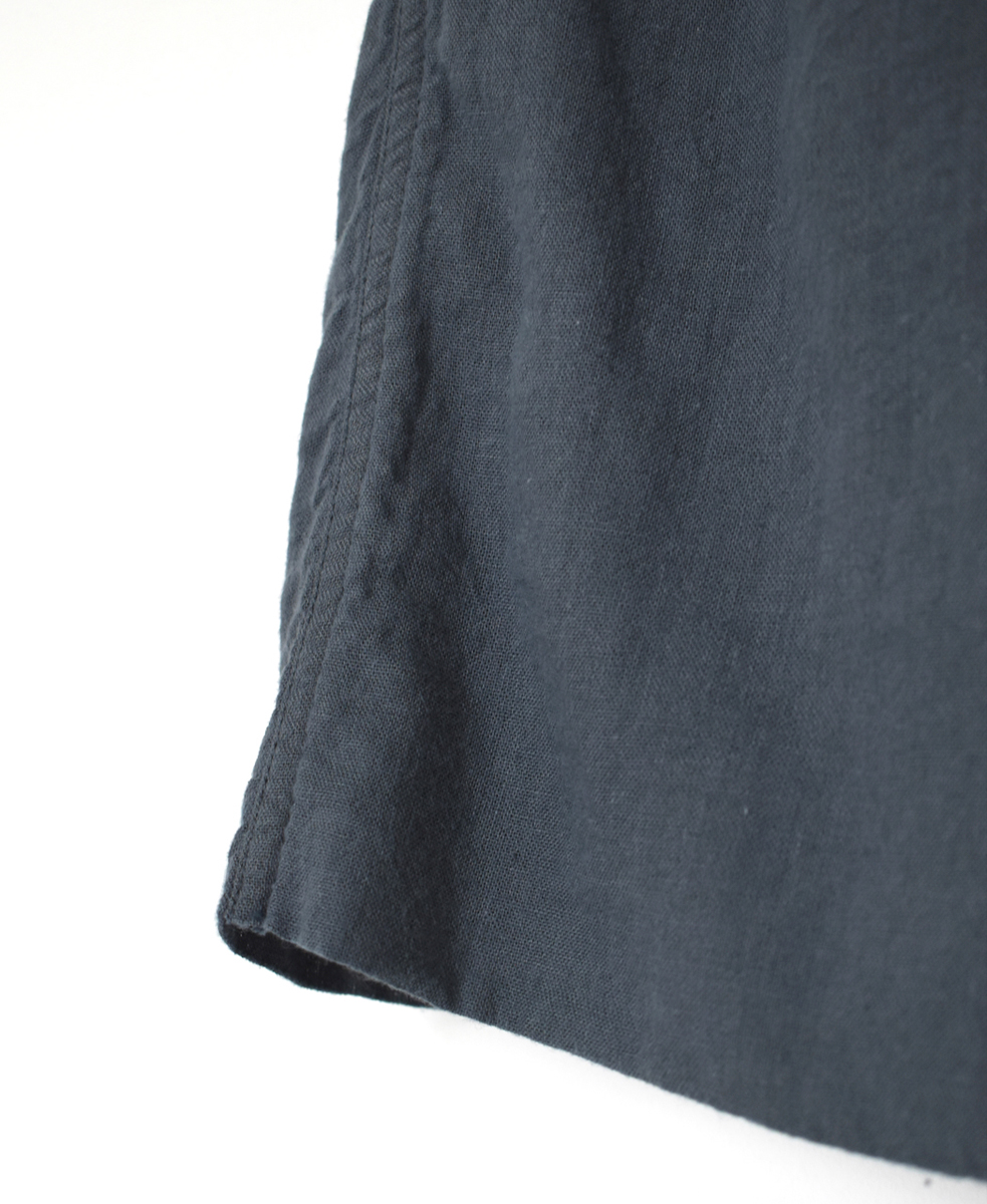 INAM2504G3D(スカート) 30s GAUZE OVERDYE　EASY GATHERED SKIRT