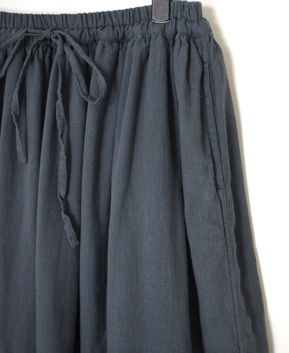 INAM2504G3D(スカート) 30s GAUZE OVERDYE　EASY GATHERED SKIRT