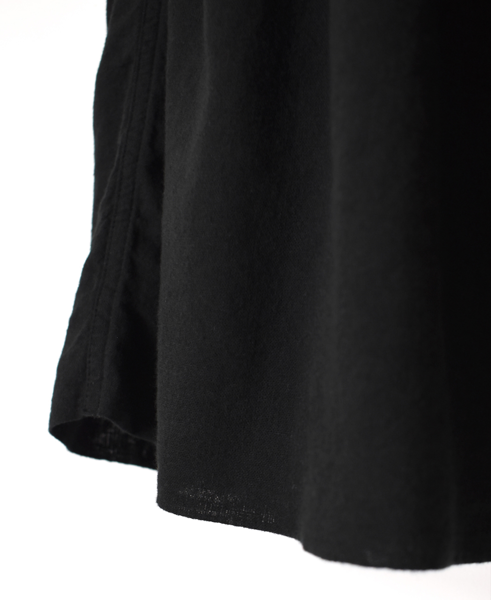 INAM2504G3D(スカート) 30s GAUZE OVERDYE　EASY GATHERED SKIRT