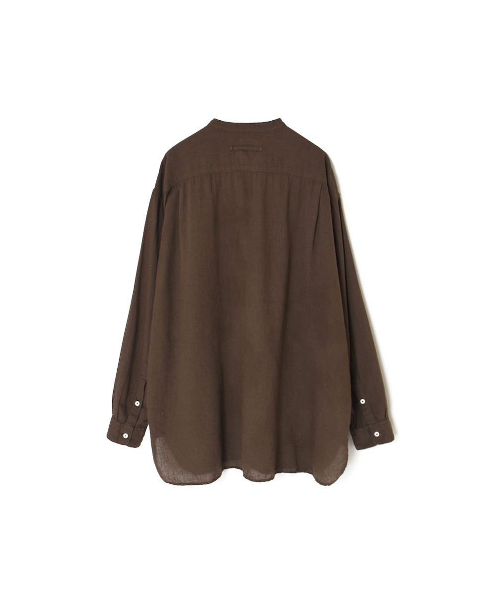 INAM2501G3D(シャツ) 30s GAUZE OVERDYE UTILITY SHIRT