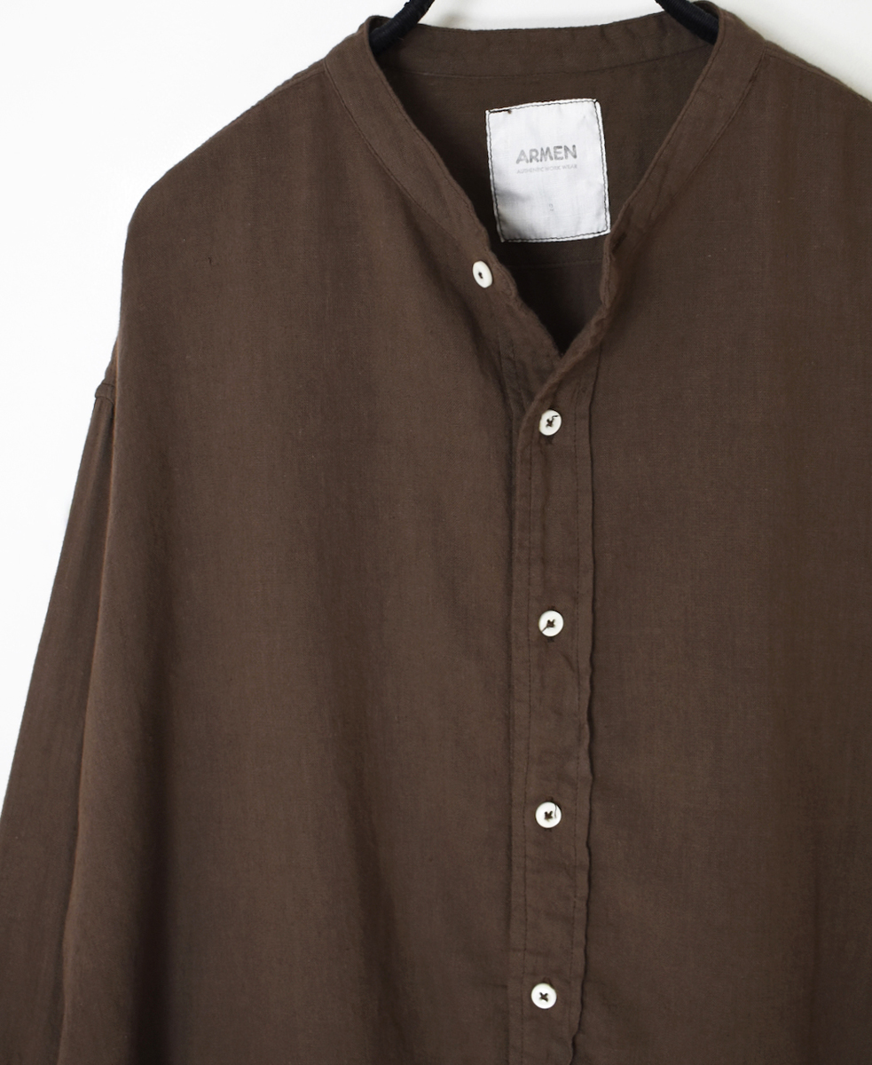 INAM2501G3D(シャツ) 30s GAUZE OVERDYE UTILITY SHIRT
