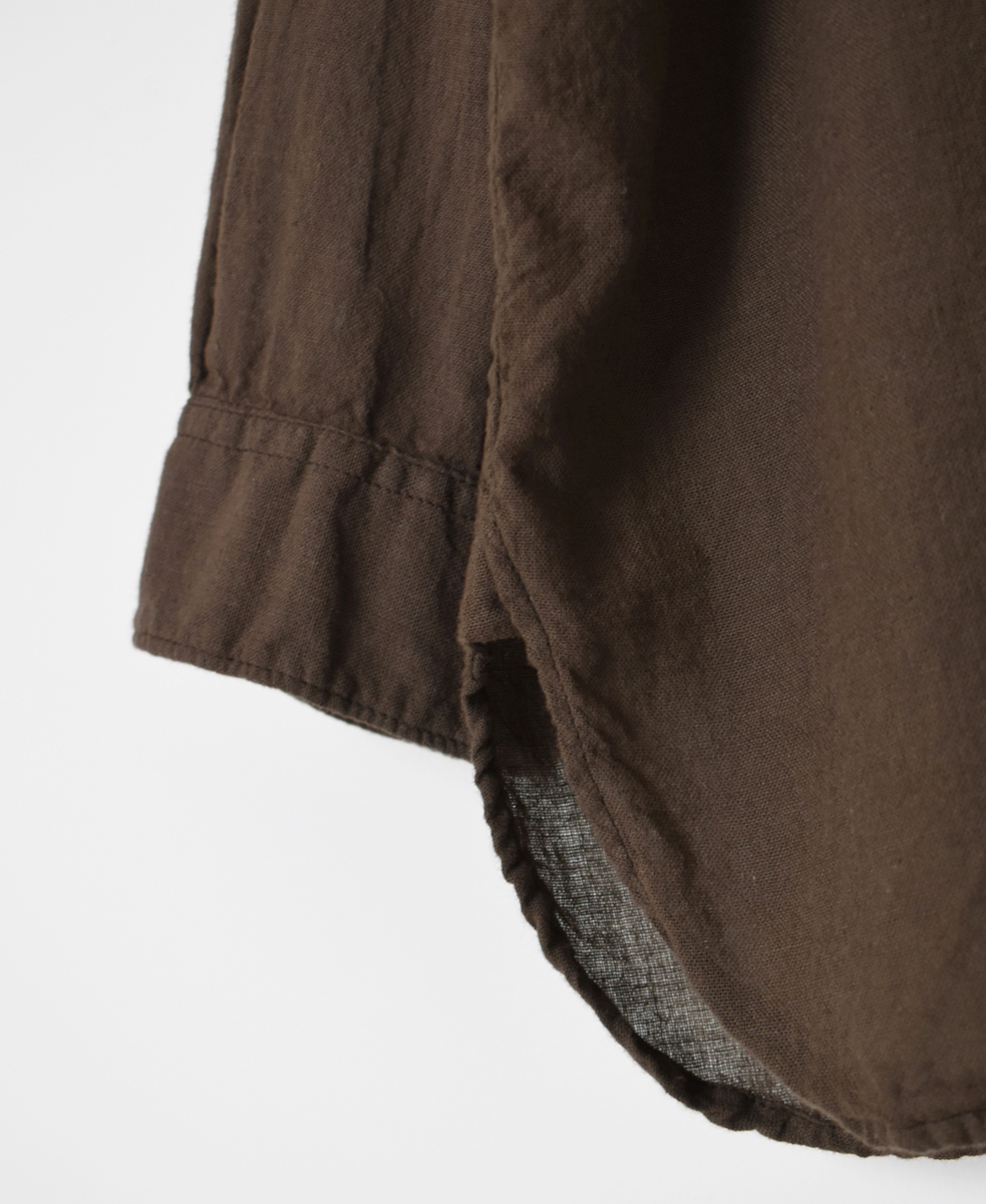 INAM2501G3D(シャツ) 30s GAUZE OVERDYE UTILITY SHIRT