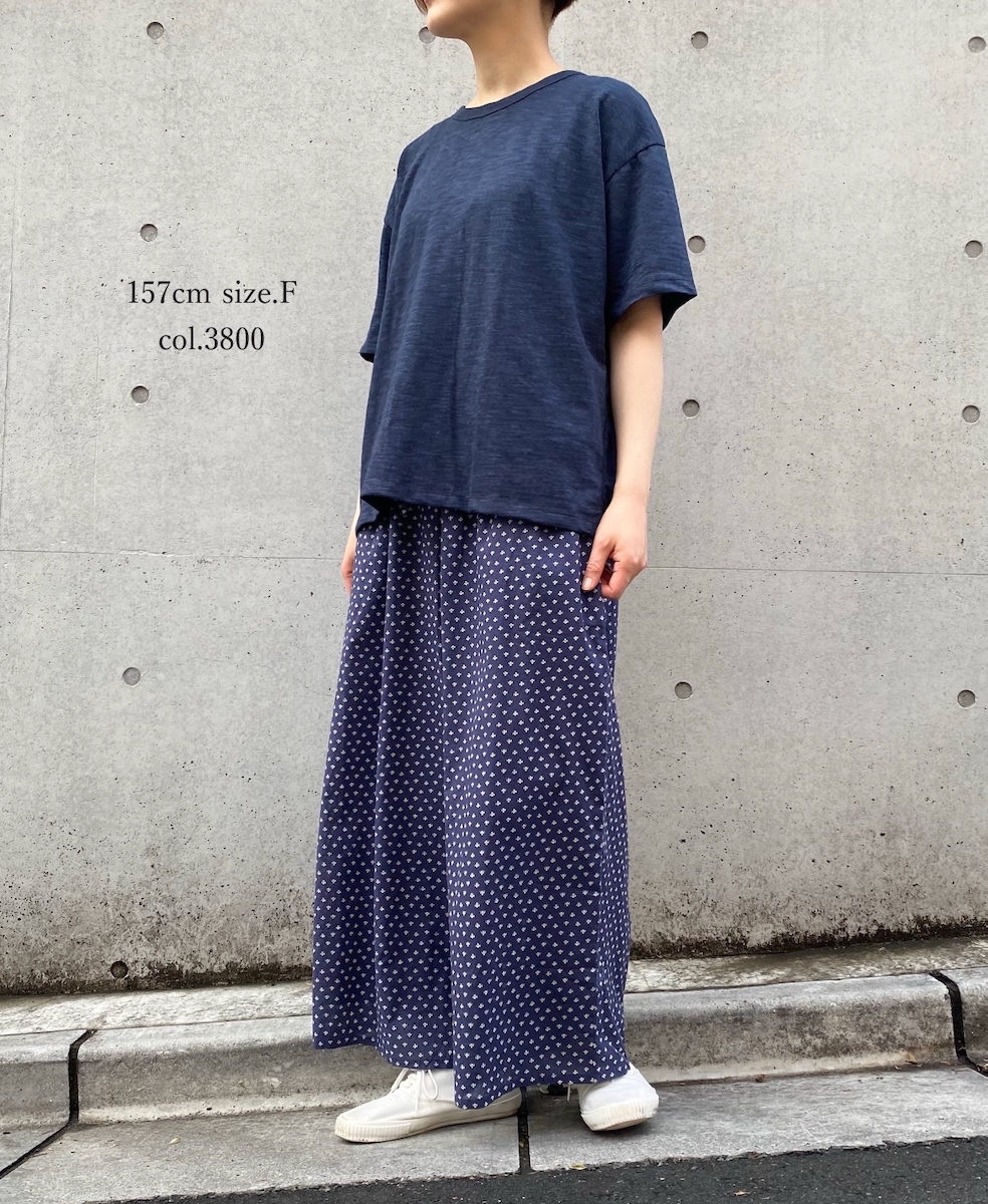GNSL24041 (Tシャツ) SLUB VINTAGE CREW-NECK BACKSIDE SLIT T-SHIRT