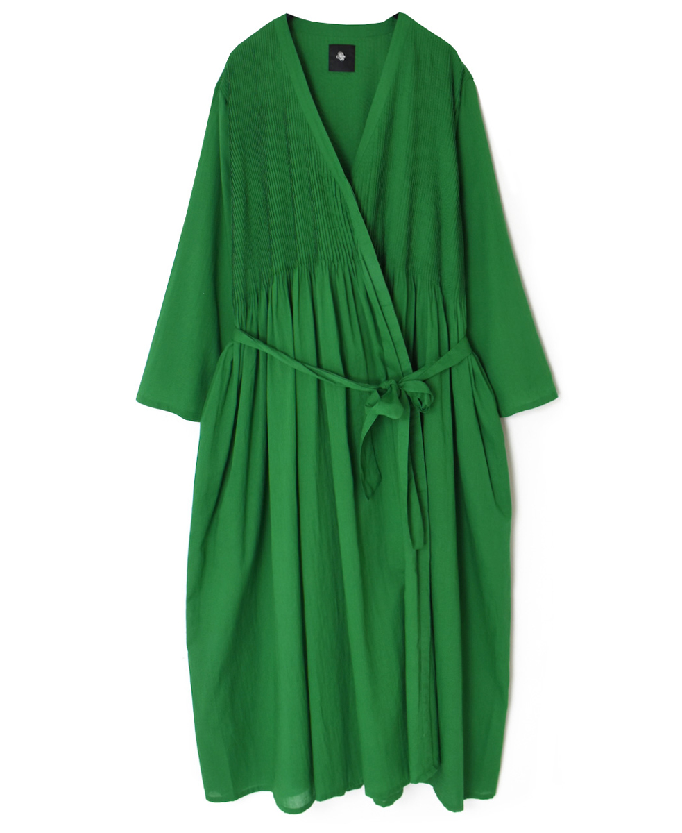 NMDS25225(ワンピース) 80s ORGANIC VOILE PLAIN MINI PINTUCK CACHE COEUR DRESS