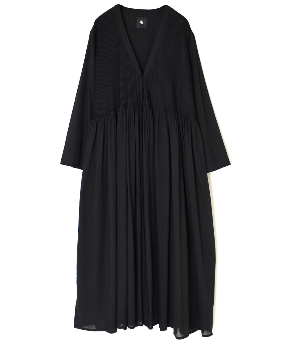 NMDS25225(ワンピース) 80s ORGANIC VOILE PLAIN MINI PINTUCK CACHE COEUR DRESS