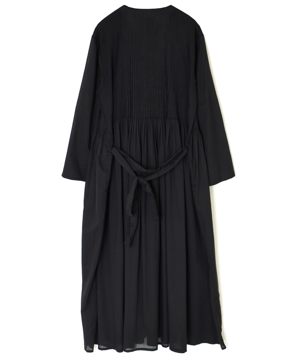 NMDS25225(ワンピース) 80s ORGANIC VOILE PLAIN MINI PINTUCK CACHE COEUR DRESS