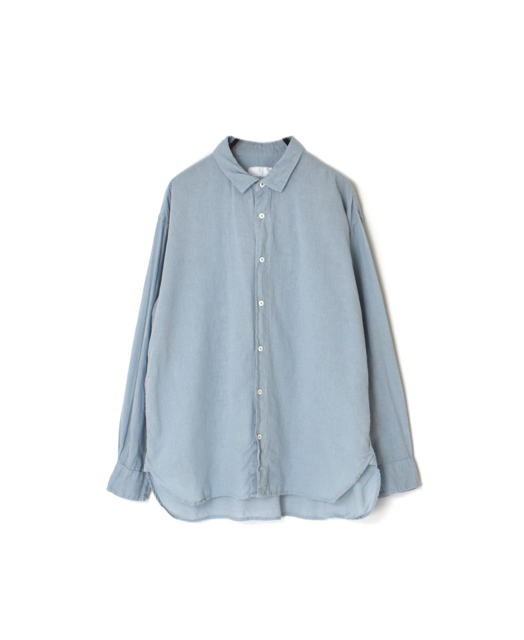 INAM2502G3D(シャツ) 30s GAUZE OVERDYE UTILITY REGULAR COLLAR SHIRT