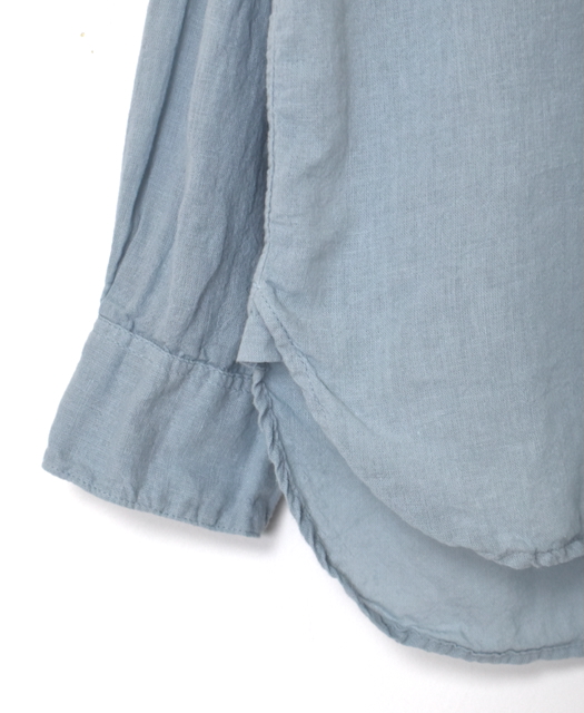 INAM2502G3D(シャツ) 30s GAUZE OVERDYE UTILITY REGULAR COLLAR SHIRT