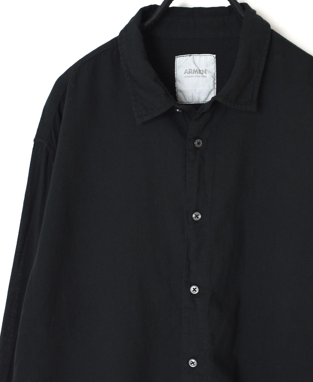 INAM2502G3D(シャツ) 30s GAUZE OVERDYE UTILITY REGULAR COLLAR SHIRT