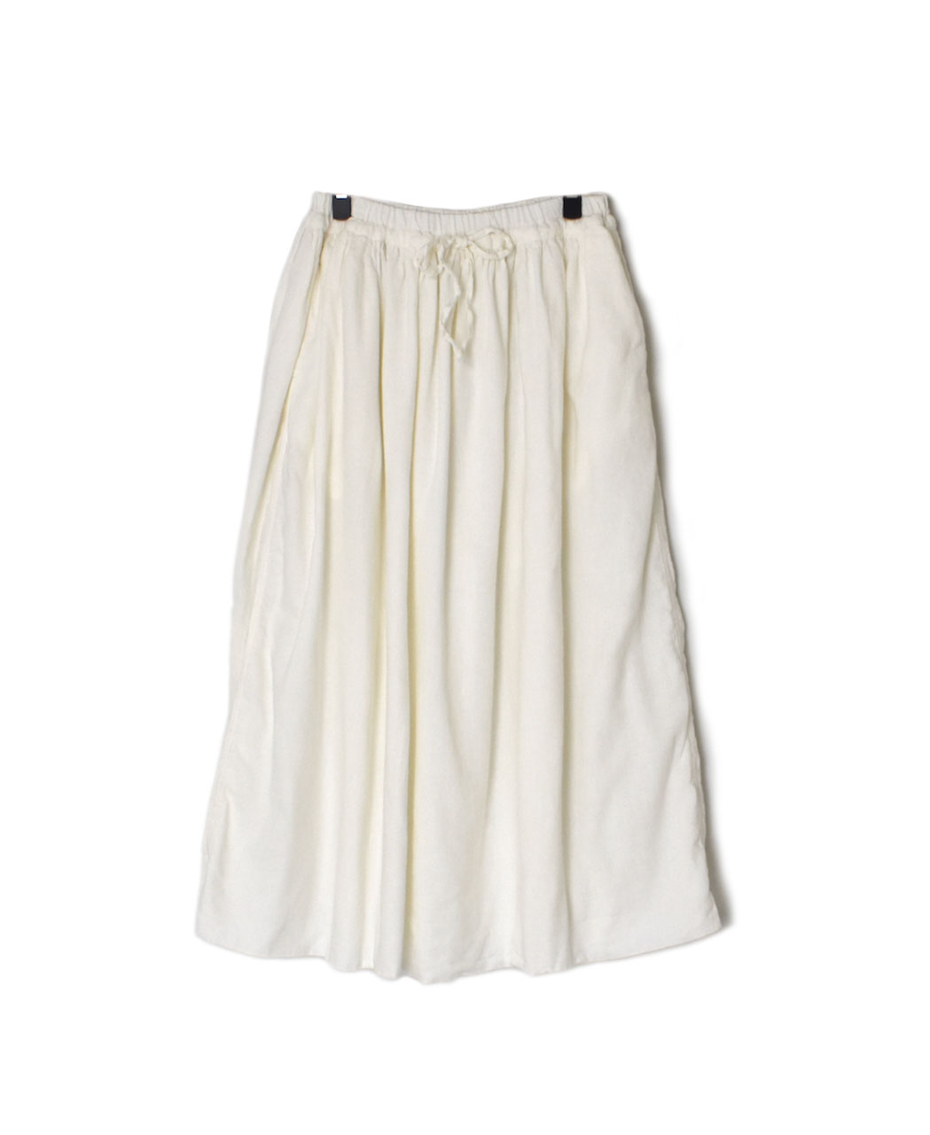 INAM2504G3D(スカート) 30s GAUZE OVERDYE　EASY GATHERED SKIRT