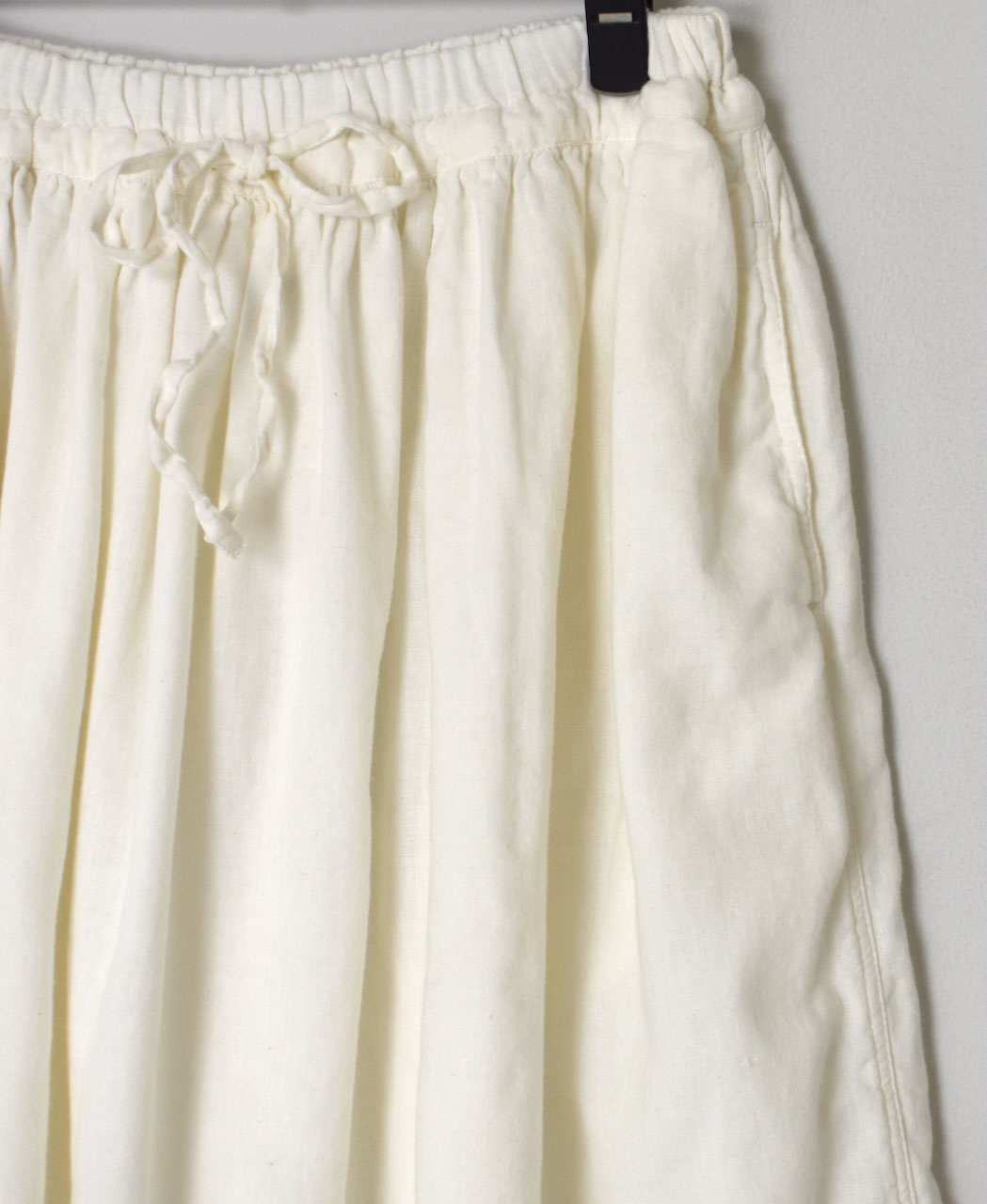 INAM2504G3D(スカート) 30s GAUZE OVERDYE　EASY GATHERED SKIRT