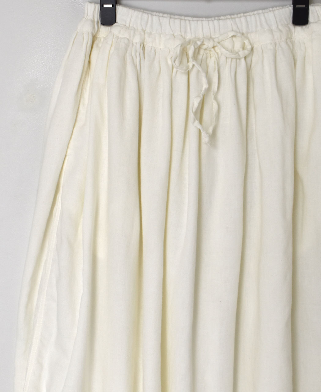 INAM2504G3D(スカート) 30s GAUZE OVERDYE　EASY GATHERED SKIRT