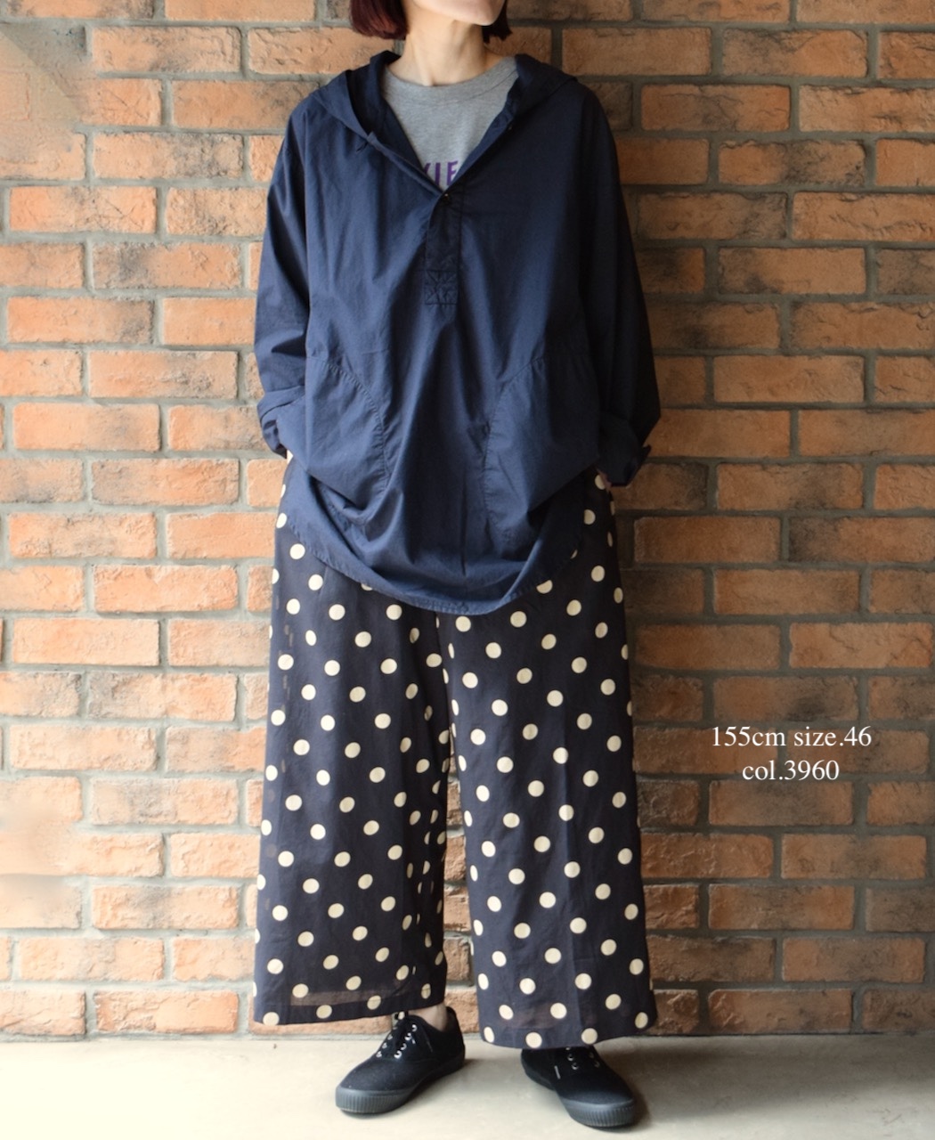 INHT2432CP (シャツ) 60s COTTON POPLIN OVERDYE HOODED PULLOVER SHIRT