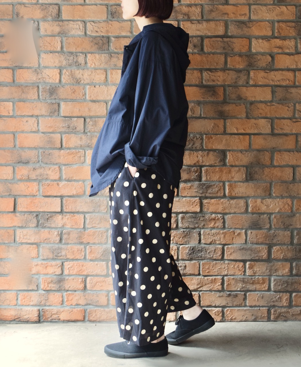 INHT2432CP (シャツ) 60s COTTON POPLIN OVERDYE HOODED PULLOVER SHIRT