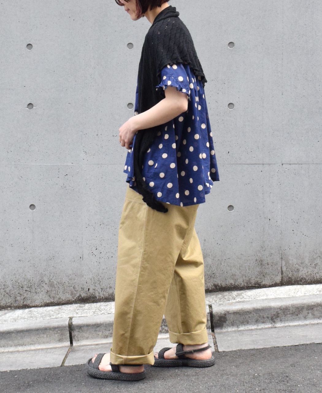 GNHT2451CL(パンツ) COTTON/LINEN KERSEY BAKER PANTS
