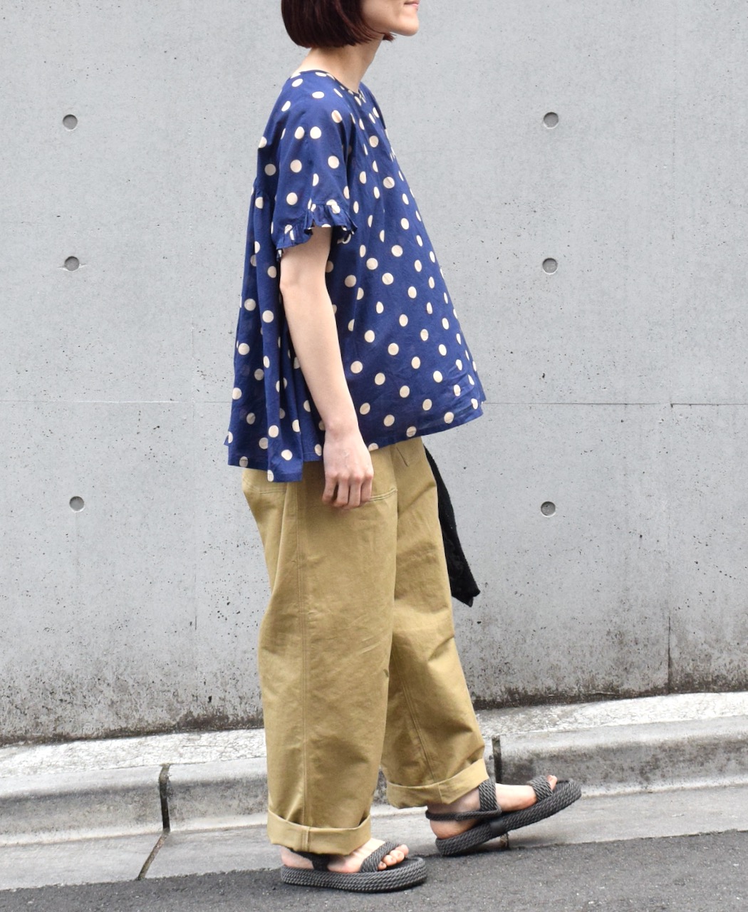 GNHT2451CL(パンツ) COTTON/LINEN KERSEY BAKER PANTS