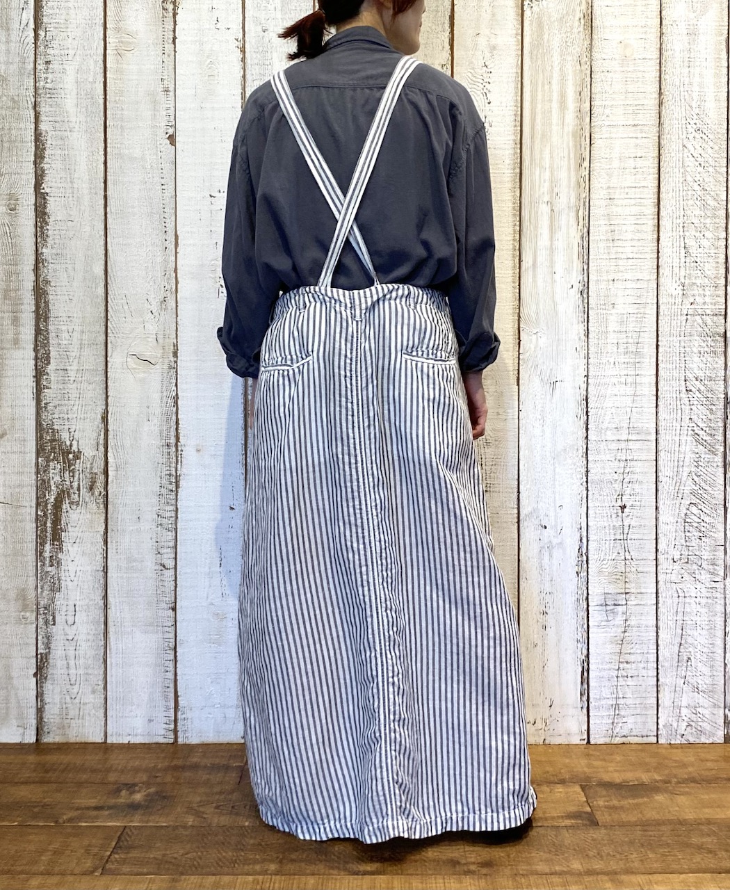 INAM2502G3D(シャツ) 30s GAUZE OVERDYE UTILITY REGULAR COLLAR SHIRT