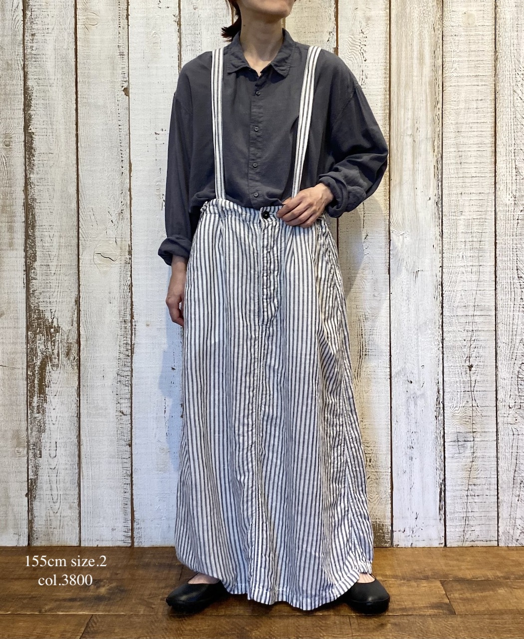 INAM2502G3D(シャツ) 30s GAUZE OVERDYE UTILITY REGULAR COLLAR SHIRT