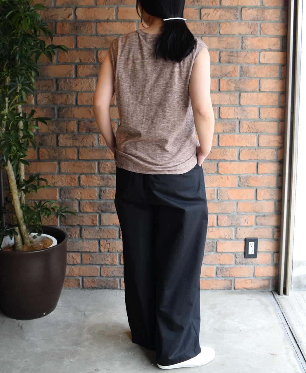 GNMDS2502CW(パンツ) COTTON DYED WEATHER 2TUCK WIDE EASY PANTS