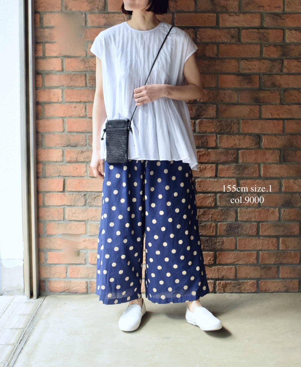 NMDS25222(シャツ) 80s ORGANIC VOILE PLAIN CREW-NECK F/SLEEVE SHIRT WITH INVERTED PLEAT