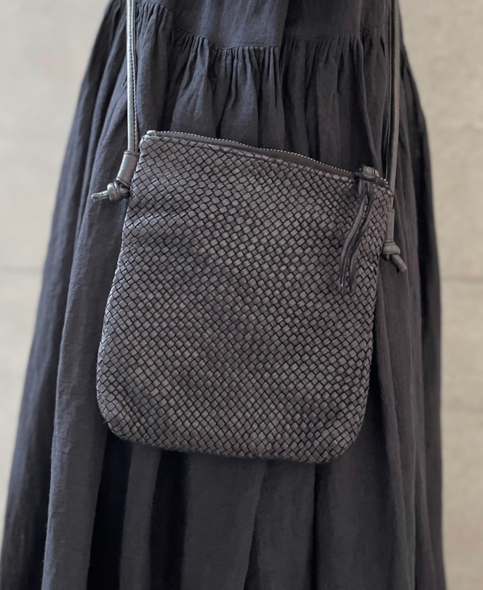 SVMDS2501C(バッグ) SMALL MESH&PLAIN COMBI SHOULDER POUCH