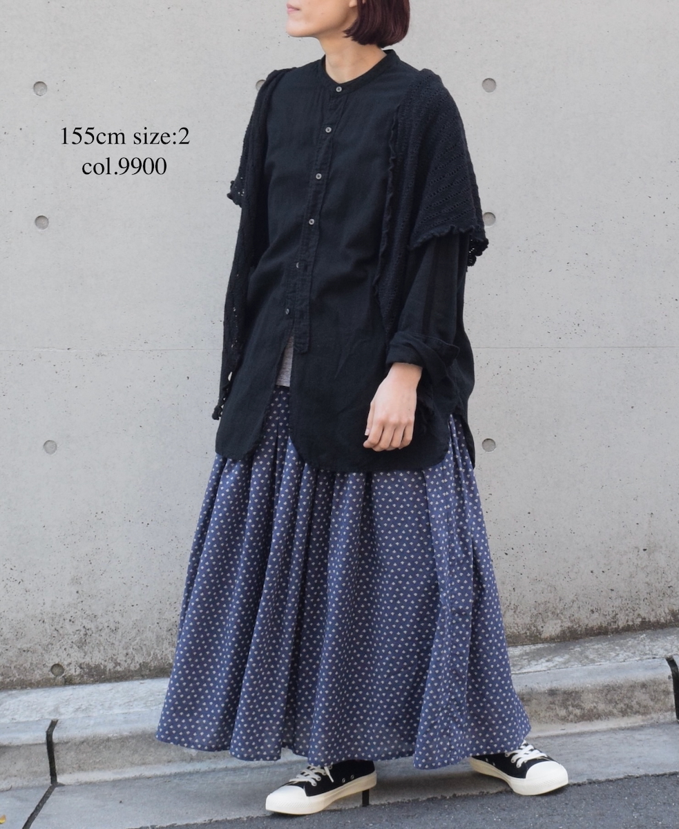 INAM2501G3D(シャツ) 30s GAUZE OVERDYE UTILITY SHIRT